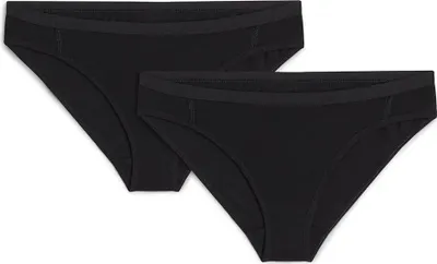 Produktbild von Icebreaker Merino 150 Siren Bikini Slip 2 Einheiten Schwarz L Damen Schwarz L