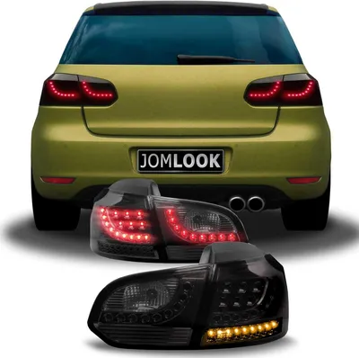 Produktbild von Rückleuchten für VW Golf 6 2008-2012 schwarz 4tlg
