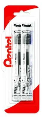 Zdjęcie produktu dla Pentel Wkład do cienkopisu EnerGel 0,5 mm, LRN5-czarny x 2 sztuki