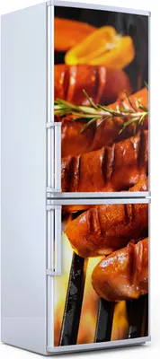 Produktbild von Magnete Dekorative - 70 cm x 190 cm - Küche - Magnetmatte Kühlschrankmagnete - Gegrillte Wurst