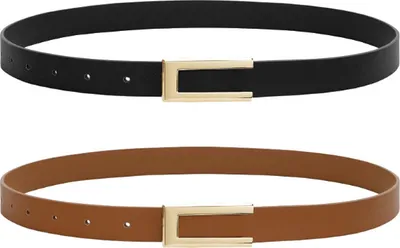 Produktbild von INF Schmale Ledergürtel für Damen   Model 1 Modell 4