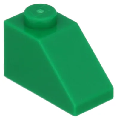 Produktbild von 20x LEGO Schrägstein 45 2 x 1 (3040) - Grün
