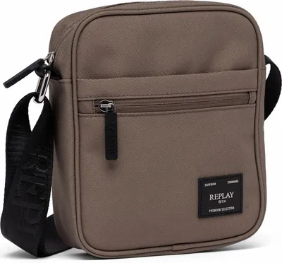 Immagine prodotto di REPLAY borsa a tracolla Reporter Bag Walnut grigio talpa