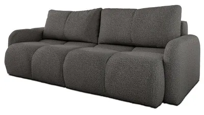 Produktbild von Sofa Ecksofa mit Schlaffunktion Bettkaste 3-in-1 Sofa Couch Graphit Pio LOOP19