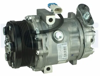 Produktbild von DELPHI TSP0159249 Sanden SD6V12 Klimaanlage Klimakompressor PAG 46 für OPEL Meriva A (X03) Astra G CC (T98) Zafira A (T98) Astra G Caravan (T98)
