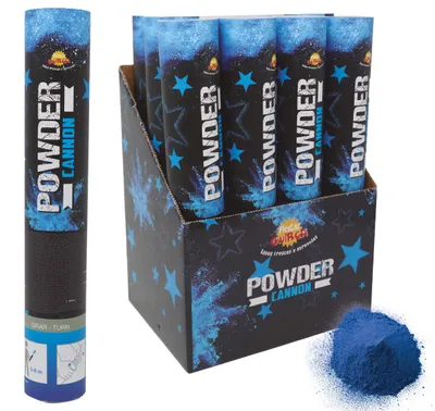 Produktbild von Geburtstagsfeiern Sommer Party Kanone Pulver Farben Karneval Feier Spaß, Farbe: Blau