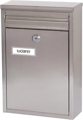 Produktbild von Famanu Wandbriefkasten Durchwurf - Edelstahl - Format S - Silber