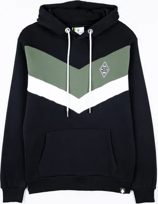 Produktbild von VfL Borussia Mönchengladbach BMG Hoodie mit Blockstreifen Gr. 4XL