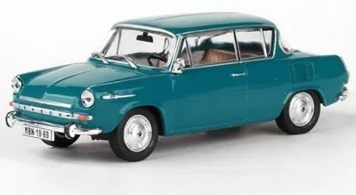 Immagine prodotto di Skoda 1100 MBX (1969) - Blu Verde Scuro ABREX 1:43