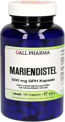 Produktbild von GALL PHARMA Mariendistel 500 mg GPH Kapseln, 180 St. Kapseln