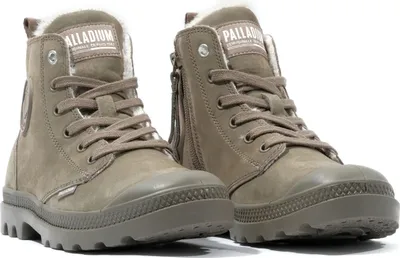 Obrázek produktu pro PALLADIUM Dámské zimní kotníkové boty Pampa Hi Zip WL kotníčková zateplená obuv 95982 Green , velikost bot:39,5 EU