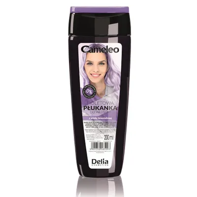 A product shot of a bottle of Cameleo hair toner.