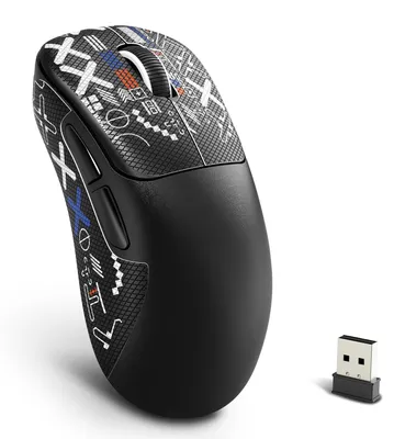 Imagen del producto de Ratón inalámbrico para juegos, ultraligero, diseñado ergonómicamente para diestros y con una batería de larga duración