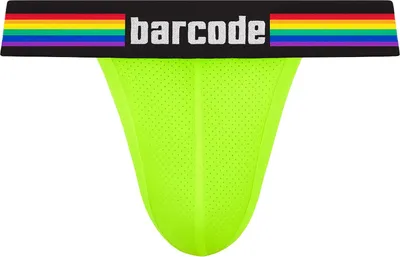 Zdjęcie produktu dla Barcode Berlin Pride Jockstrap Neongreen - Größe S