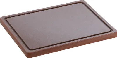 Produktbild von Schneidbrett Pro 32x26cm, braun, für gegartes Fleisch