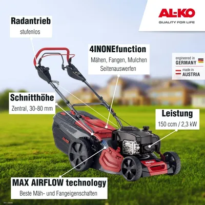 Produktbild von AL-KO Benzin-Rasenmäher Premium 524 VS-B