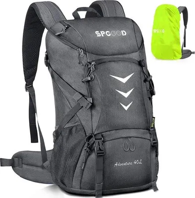 Productafbeelding van Famanu wandelrugzak 40 liter/50 liter - Trekkingrugzak met regenhoes