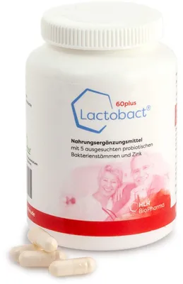 Produktbild von Lactobact 60plus magensaftresistente Kapseln 180 St