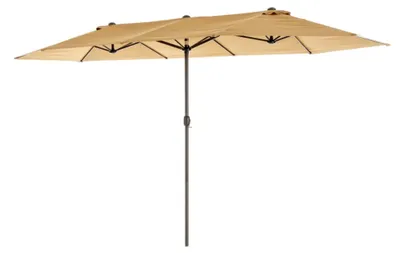 Produktbild von Solax-Sunshine XXL-Oval-Sonnenschirm, ca. 4,6 x 2,7 m- Beige