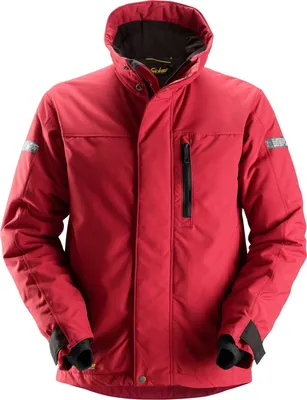 Produktbild von Snickers AllroundWork 37.5® gefütterte Arbeitsjacke Chili-Schwarz-XS