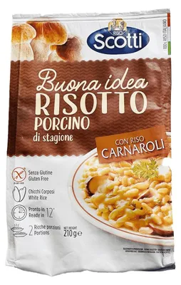 Zdjęcie produktu dla Scotti Risotto al Porcino / Steinpilze 210 gr.