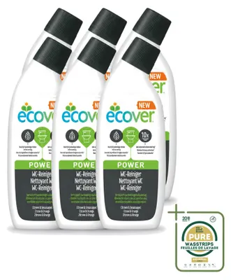 Produktbild von 6 x Ecover Toiletreiniger Power - 750 ml - Vorratspackung - 6 Stücke