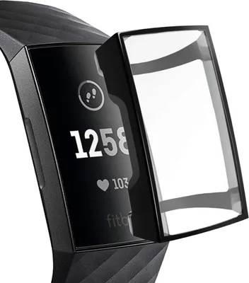 Produktbild von Strap-it Fitbit Charge 3 / 4 Schutzhülle (Schwarz)