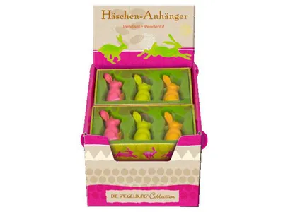 Produktbild von Spiegelburg Häschen-Anhänger Frohe Ostern (3 St. sort.) 495  50133