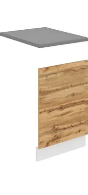 Obrázek produktu pro Přední panel Belini pro myčku PO. Přední panel pro myčku nádobí o šířce 45 cm. Přední panel pro myčku nádobí bez rukojeti, dub Wotan