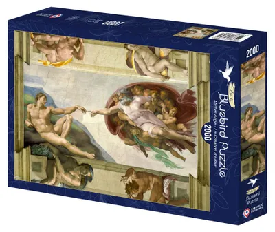 Immagine prodotto di Puzzle 2000 pezzi Bluebird Michelangelo La Creazione di Adamo
