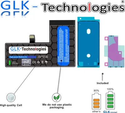 Produktbild von GLK-Technologies Akku Ersatzakku für Original iPhone XS Accu Batterie Ohne Set