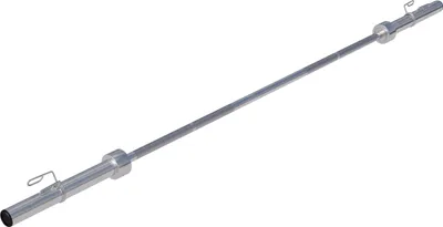 Produktbild von GORILLA SPORTS® Langhantelstange - 218 cm, Olympische, Ø 50 mm, bis 272 kg Belastbar, inkl. 2 Federverschlüssen, Gerändelt, Verchromt - Olympia Hantelstange, Langhantel, Langhantel-Stange