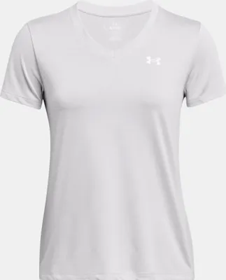 Image de Under Armour T-shirt manches courtes femme Tech Twist - 1384227, Couleur:Gris, Textile:XL