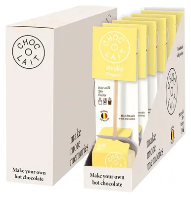 Produktbild von Heiße Schokolade MoMe Choc-o-lait Original Natural Vanilla, 6 x 33 g