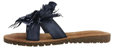 Produktbild von Lazamani Zinnia Damen Leder-Pantoletten Black Größe 40