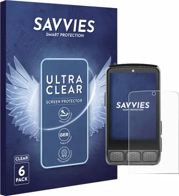 Produktbild von 6x Für Wahoo Elemnt Roam V3 Schutzfolie Savvies Displayschutz Display Schutz Folie Klar Transparent
