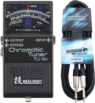 Produktbild von Boss Stimmgerät TU-3W Waza mit Kabel