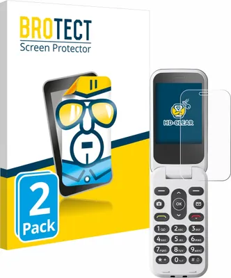 Produktbild von 2x Für Doro 2820 Schutzfolie BROTECT Displayschutz Display Schutz Folie Klar Transparent