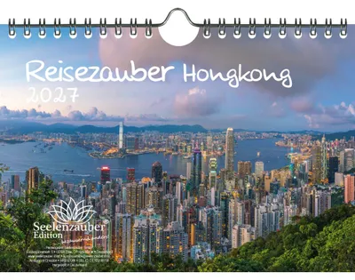 Produktbild von Reisezauber Hongkong DIN A5 Kalender für 2027 Urlaub Reise Stadt und Land - Seelenzauber