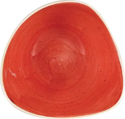 Produktbild von Churchill Stonecast Dreieckige Schalen, Beerenrot, 185 mm, (12 Stück)