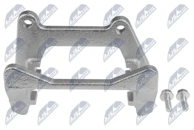 Produktbild von NTY HZT-AU-022A Bremssattel-Träger Halter für AUDI A4 Avant (8K5, B8) A6 Avant (4G5, 4GD, C7) Q5 (8RB) A5 Sportback (8TA) A4 Limousine (8K2, B8)