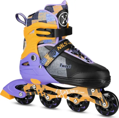 A single roller skate is shown against a white background.