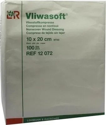 Productafbeelding van Vliwasoft wondverbanden, niet-steriel, 10x20 cm, 100 stuks