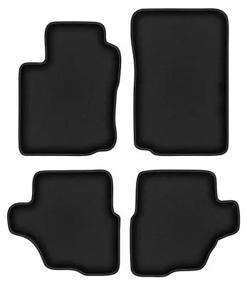 Obrázok produktu pre Velúrové autokoberce pre: Suzuki Grand Vitara I 1998-2005 (3dv.) – sada 4 ks, čierne, na mieru – Wielganizator DURBAN