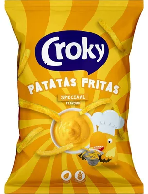 Image de Croky Patatas Fritas Specialiaal 100g – Snack croustillant spécial chips