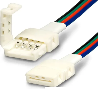 Produktbild von ISOLED Clip-Verbinder mit Kabel C1-410 für 4-pol. IP20 Flexstripes 10mm, Pitch >12mm