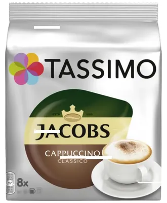 Obrázok produktu pre Tassimo Jacobs Cappuccino Classico einzigartiges Verwöhnaroma 260g