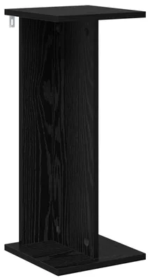 Image de vidaXL Support pour plantes Chêne noir 25 x 25,5 x 60,5 cm