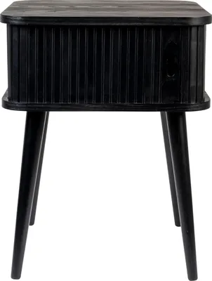 Produktbild von Zuiver Barbier Beistelltisch/ Nachttisch Holz Schwarz