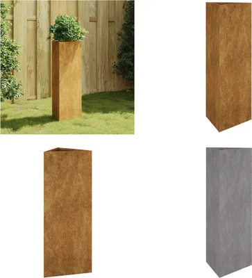 Produktbild von vidaXL Pflanzkübel 30x26x75 cm Cortenstahl - Pflanzkübel - Garten-Pflanzer - Pflanzgefäße - Pflanzgefäße Für Den Außenbereich